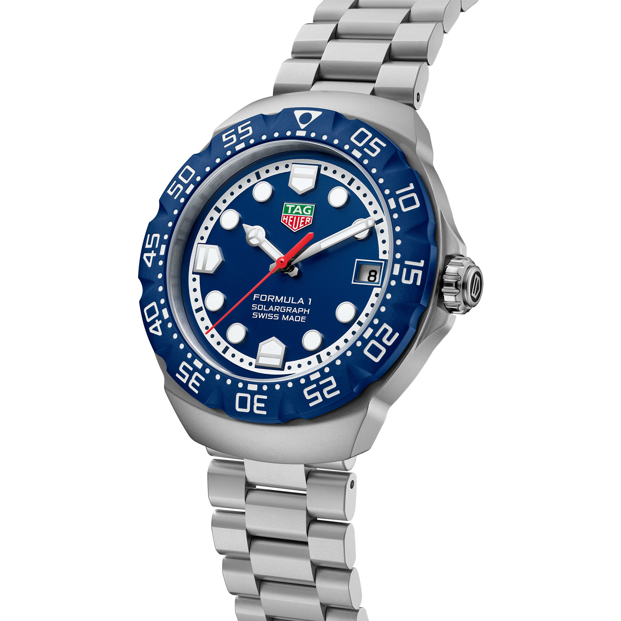 TAG Heuer Formula 1 Solargraph 38 mm Stainless Steel | Maison Birks